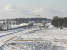 S8 - widok na budowę przejcia dla łosi - styczeń 2012
